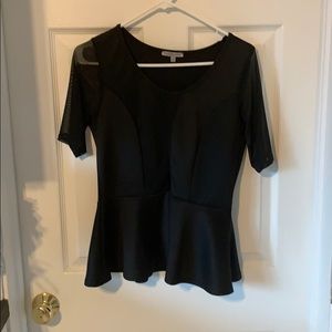 Large black shirt with mesh